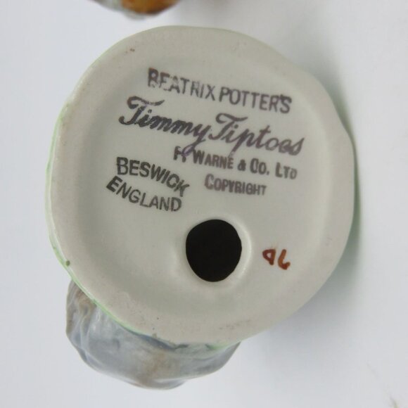 Beatrix Potter Timmy & Goody Tiptoes Figurines Beswick England Vintage - Picture 4 of 10
